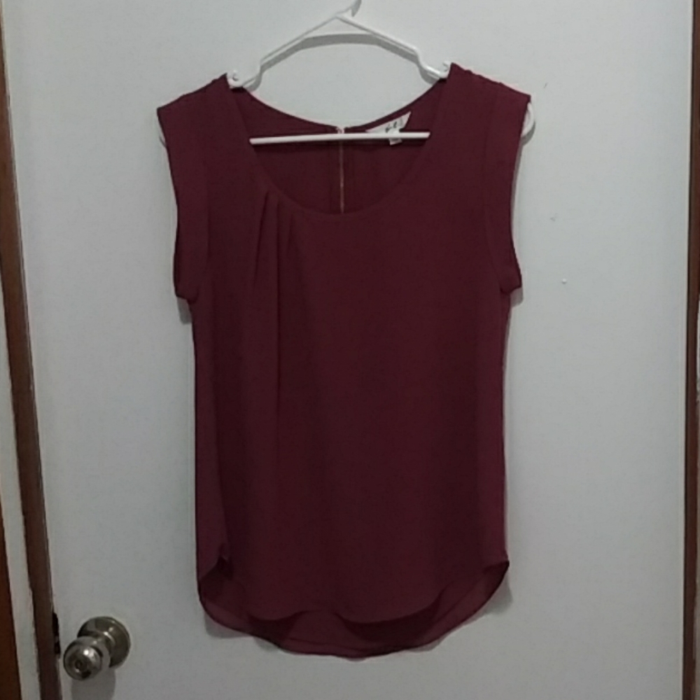 Norah blouse - burgandy